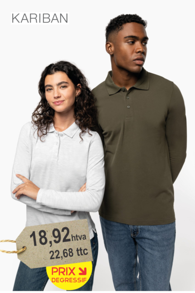 Polo manches longues