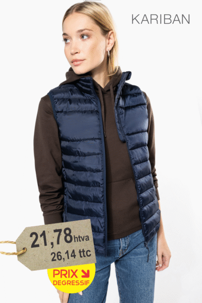 Bodywarmer matelassé femme