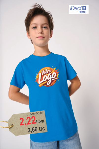 Tee-shirt enfant personnalisé 100% coton 145g iDeal150 — Impression